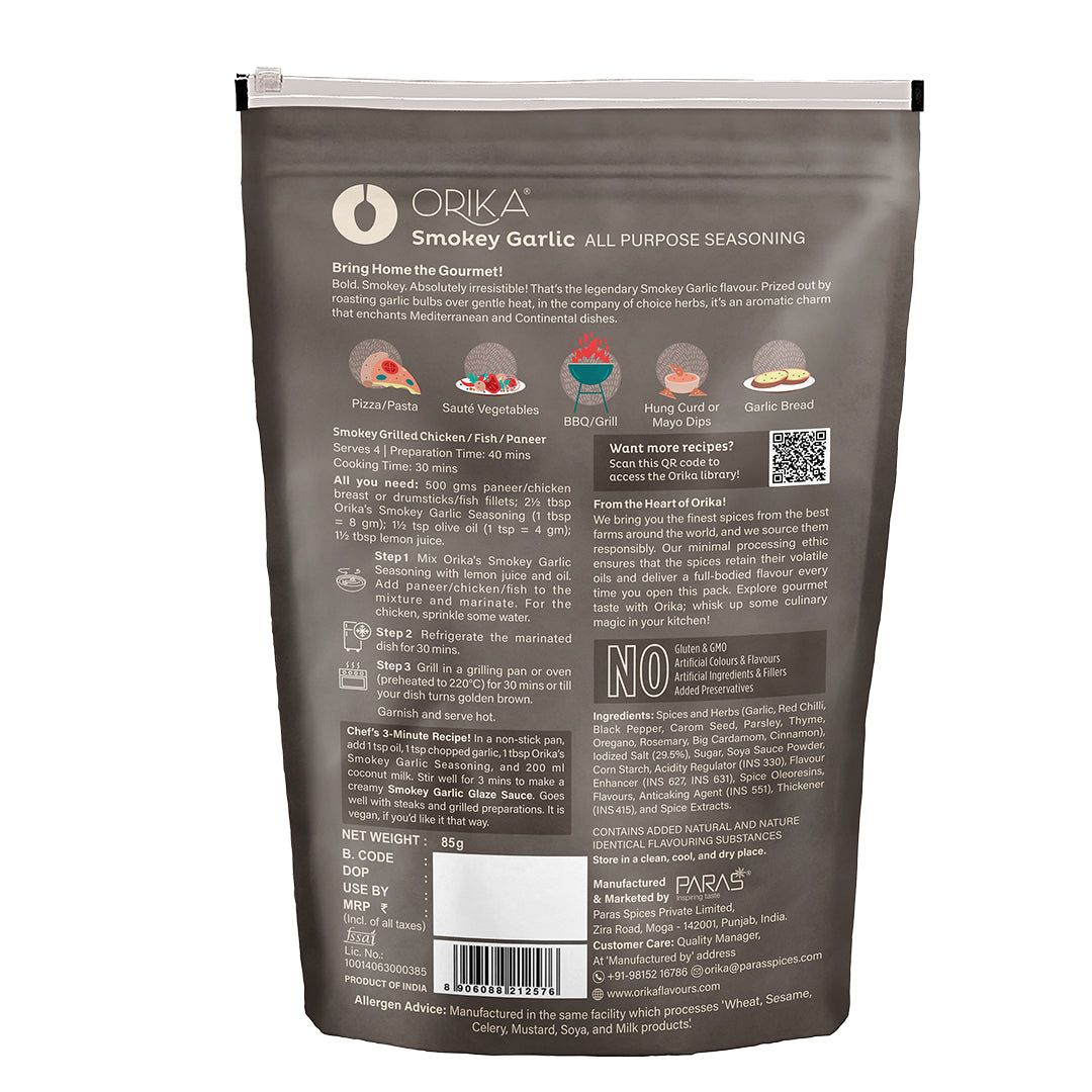 Orika Smokey Garlic All Purpose Seasoning, 85g