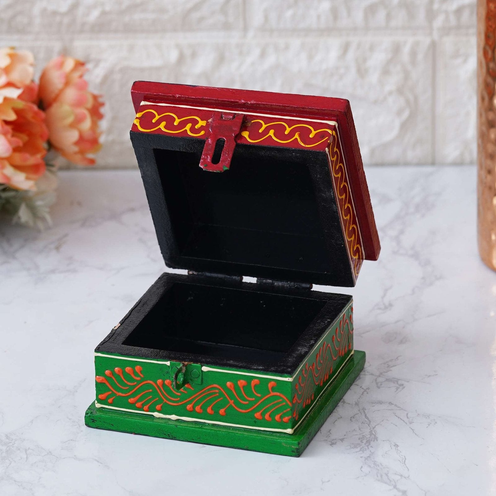 Handcrafted Wooden Jewellery Box: Elegant Storage for Your Treasures