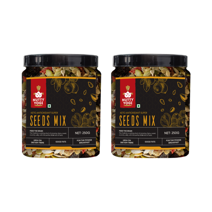 Nutty Yogi Keto Antioxidant Super Seeds Mix 250g (Pack of 2)