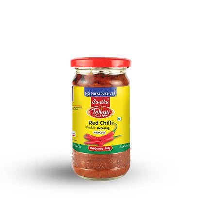Swetha Telugu Foods Red Chilli Pickle