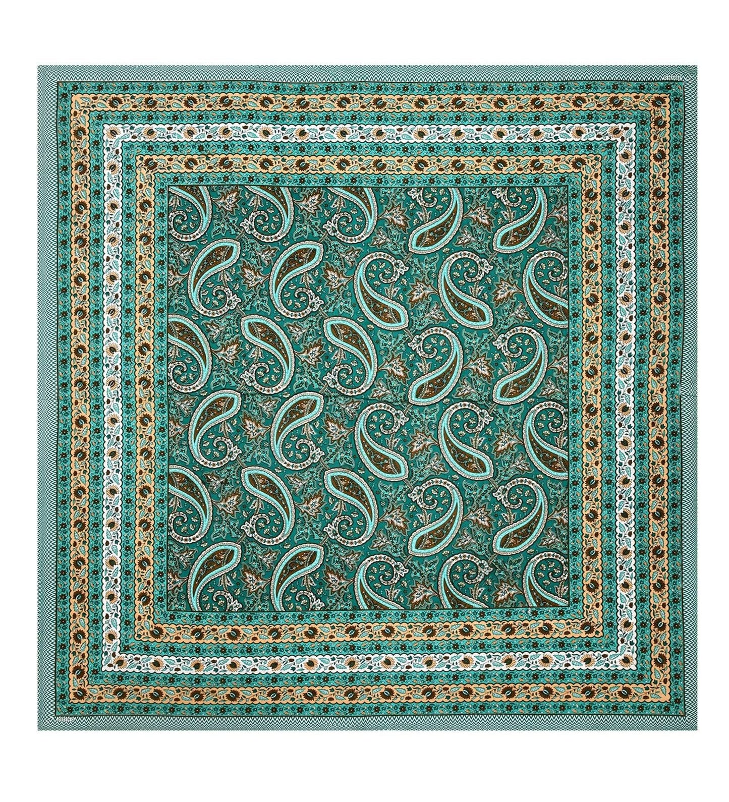 100% Pure Cotton Traditional Printed Bedsheet for Double Bed King Size Bedsheet with 2 Pillow Covers