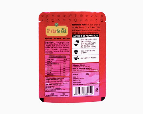 Instafeast Tamarind Poha - 80 gms