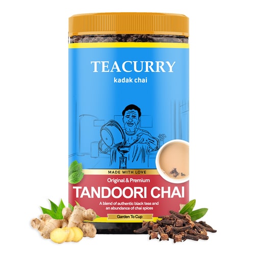 Tandoori Chai - 100% Natural Tandoori Spiced Chai Tea blended with Assam Black Tea | With Real Spices
