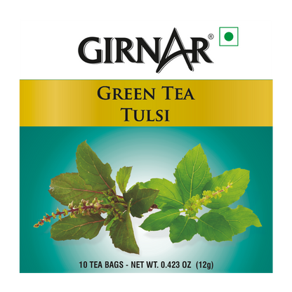 Girnar Green Tea Bags - Tulsi