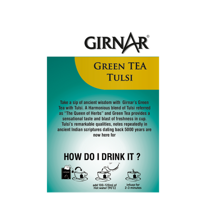 Girnar Green Tea Bags - Tulsi