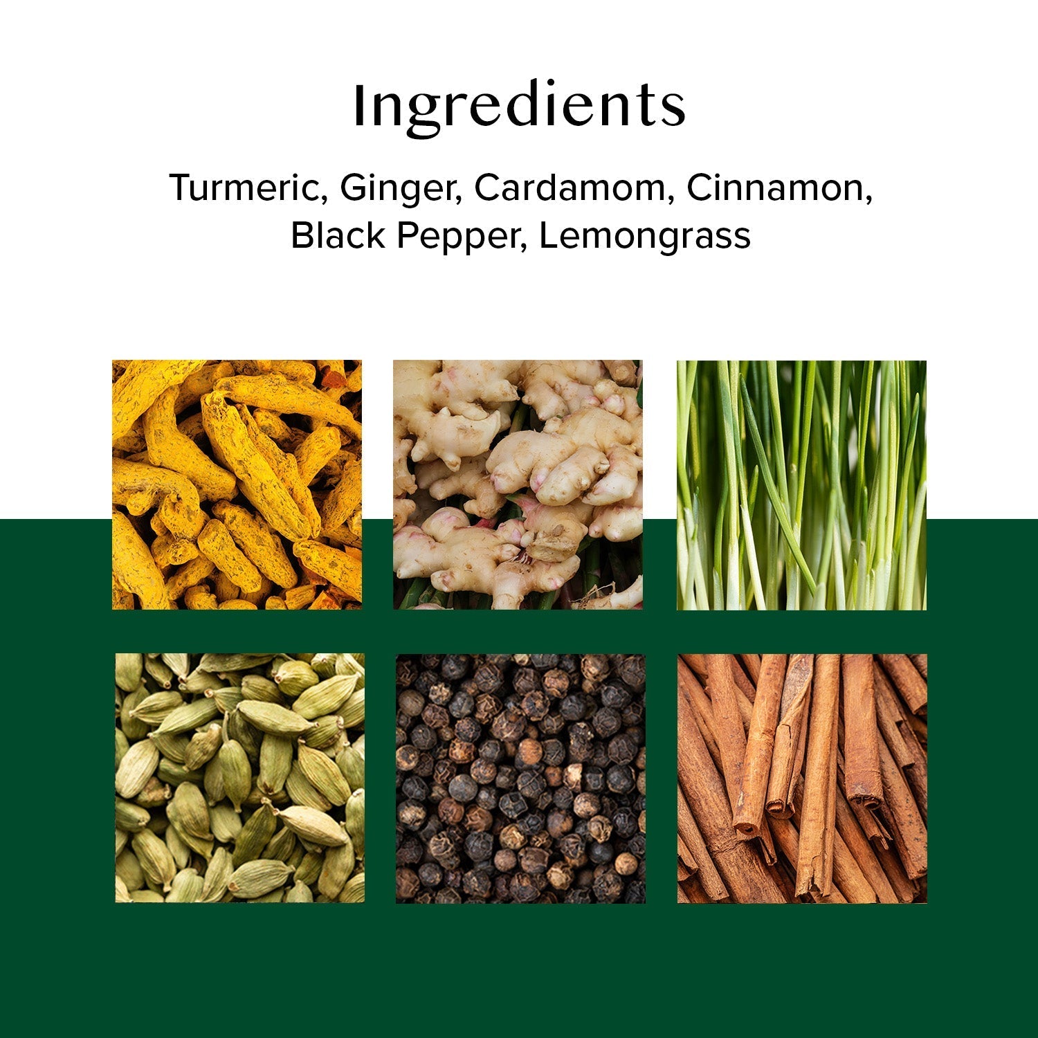 Turmeric Spiced Herbal Tea Tisane, 50 Count