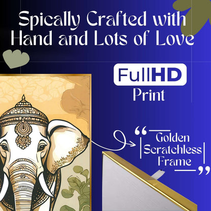 Set of Six Wall Paintings for Wall Dacoration Golden Framed Wall Paintings for Living Room & Bedroom Wall Art for Home Decoration & Office Wall Décor (13×10 inch CH-GD6-8)