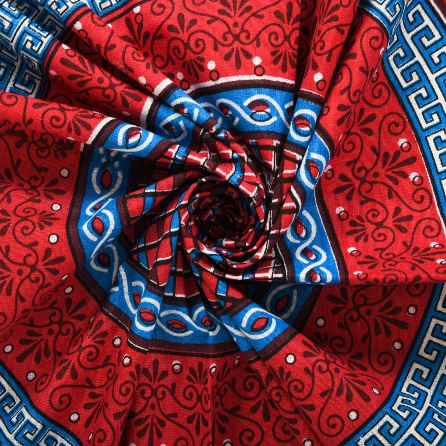 100% Pure Cotton Traditional Printed Bedsheet for Double Bed King Size Bedsheet with 2 Pillow Covers