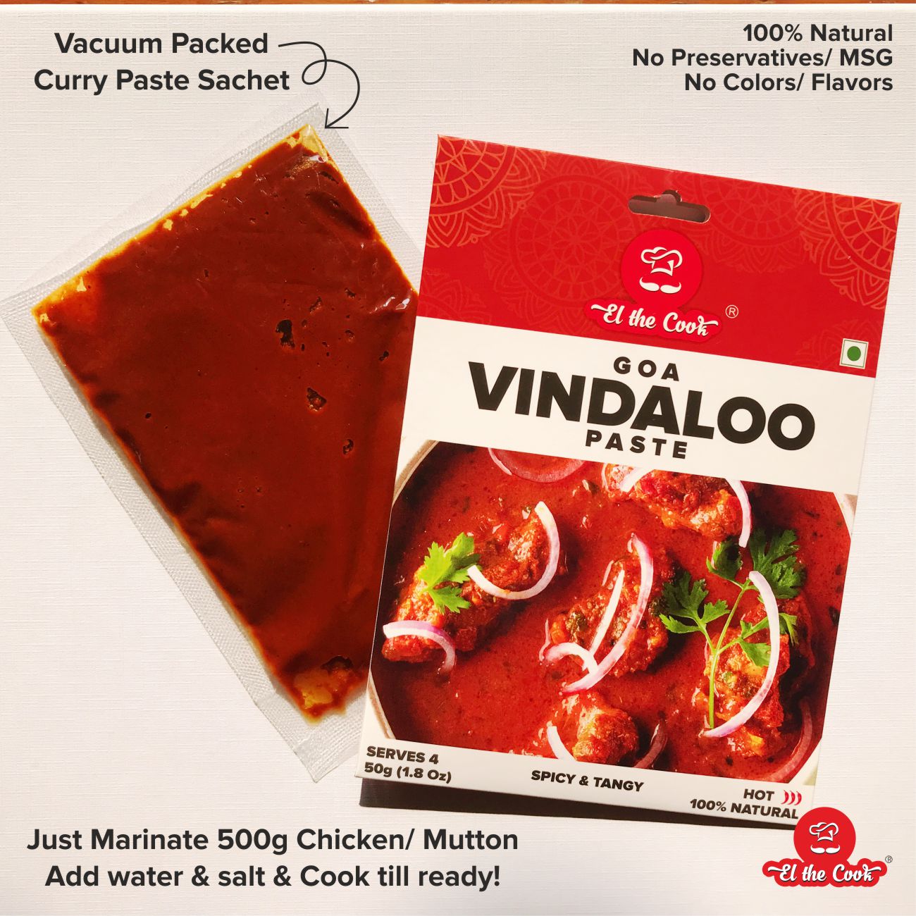 Goa Vindaloo Curry Paste 50g x 2 Pack