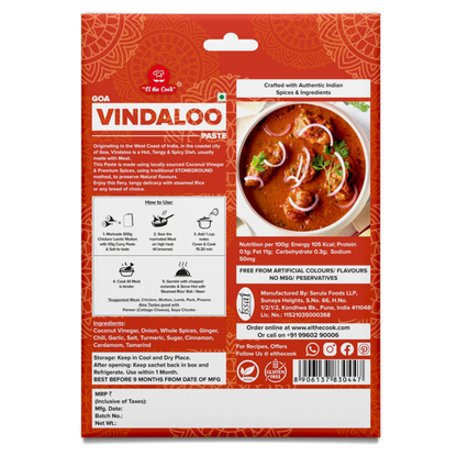 Goa Vindaloo Curry Paste 50g x 2 Pack