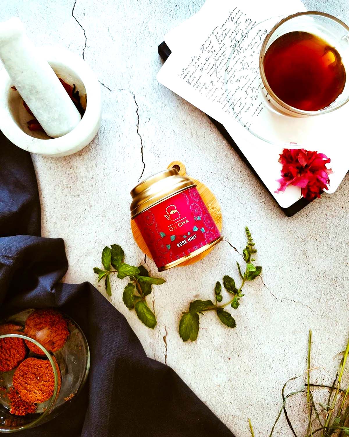 Rose Mint Tea