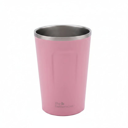 The Better Home 380ml Insulated Coffee Cup Tumbler | Pink