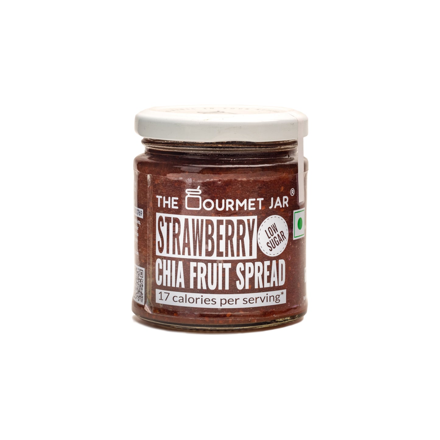 The Gourmet Jar Strawberry Chia Fruit Spread - Low Sugar - 200 gms