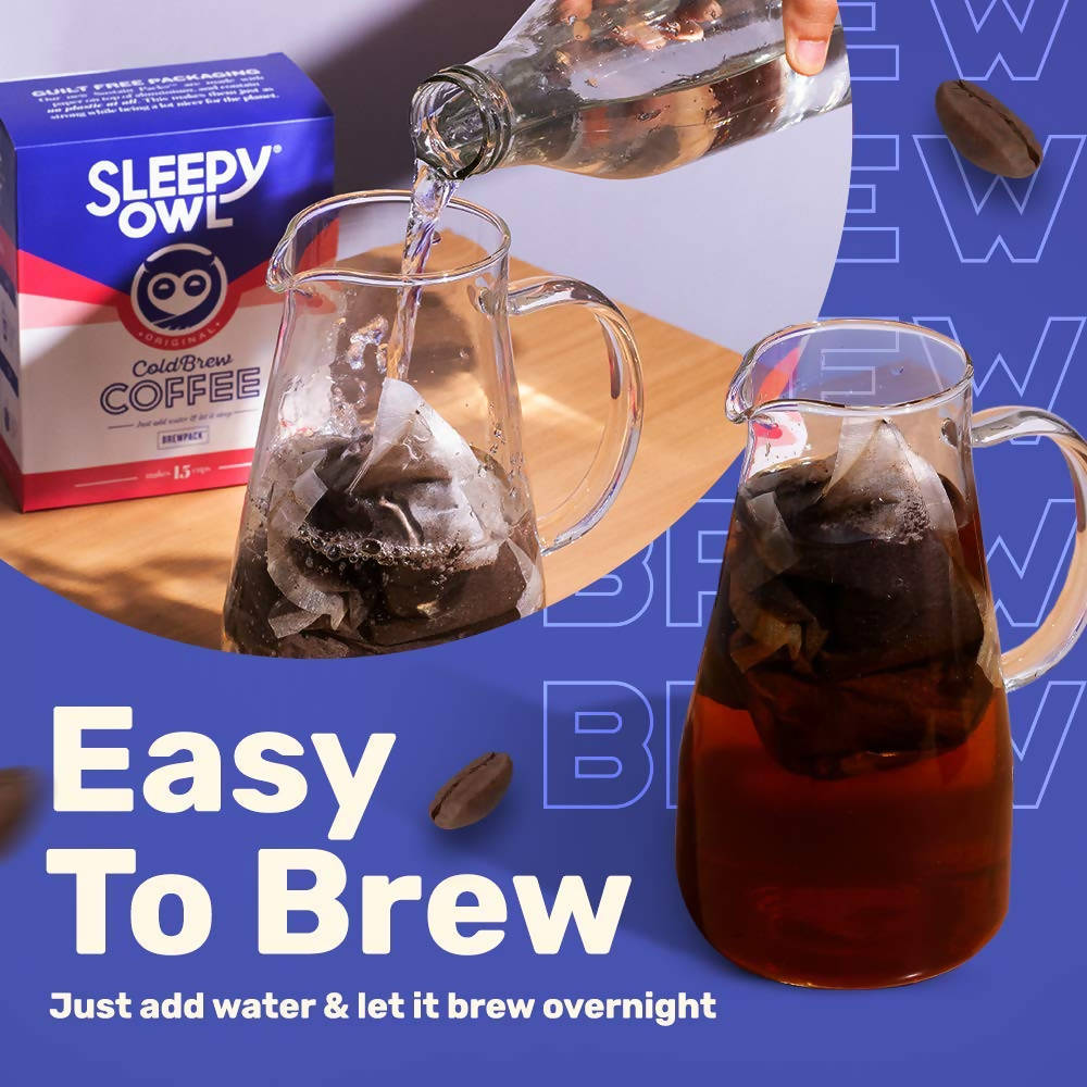 Sleepy Owl Coffee Assorted Cold Brew Packs - Set of 5 Packs