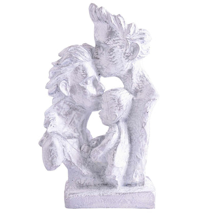 MOTHER and Father with Child Love golden Statue showpiece for Home Decor and Gifting