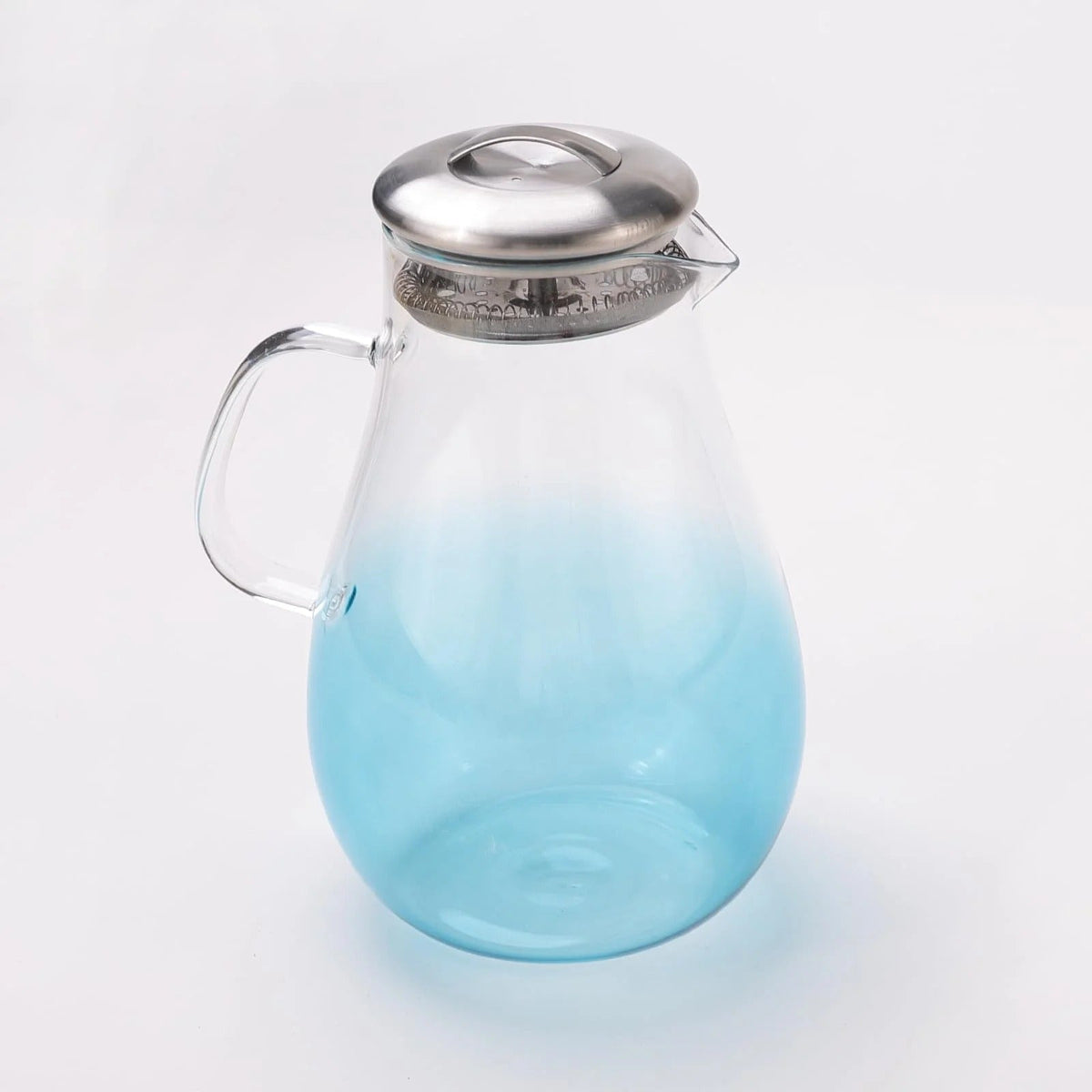 UMAI Premium Borosilicate Glass Jug 970ml Blue Modern Design LP064-BLE