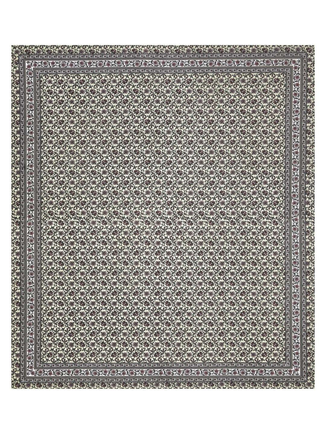 100% Pure Cotton Traditional Printed Bedsheet for Double Bed King Size Bedsheet with 2 Pillow Covers